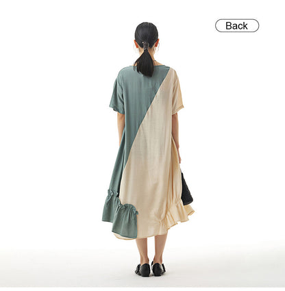 Casual Plus Sizes Irregular Dresses