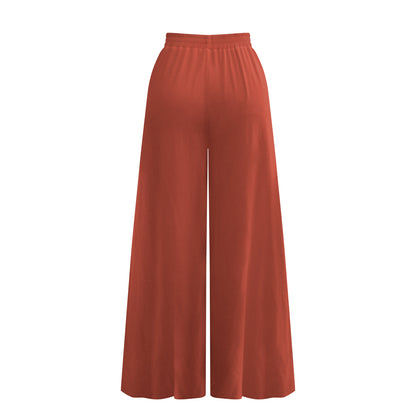 Casual Side Split Women Summer Pants