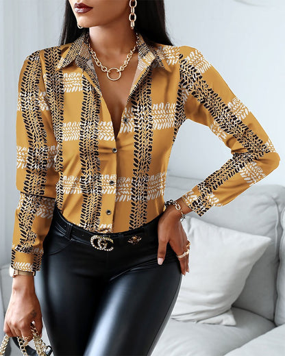 Vintage Fall Long Sleeves Shirts for Women
