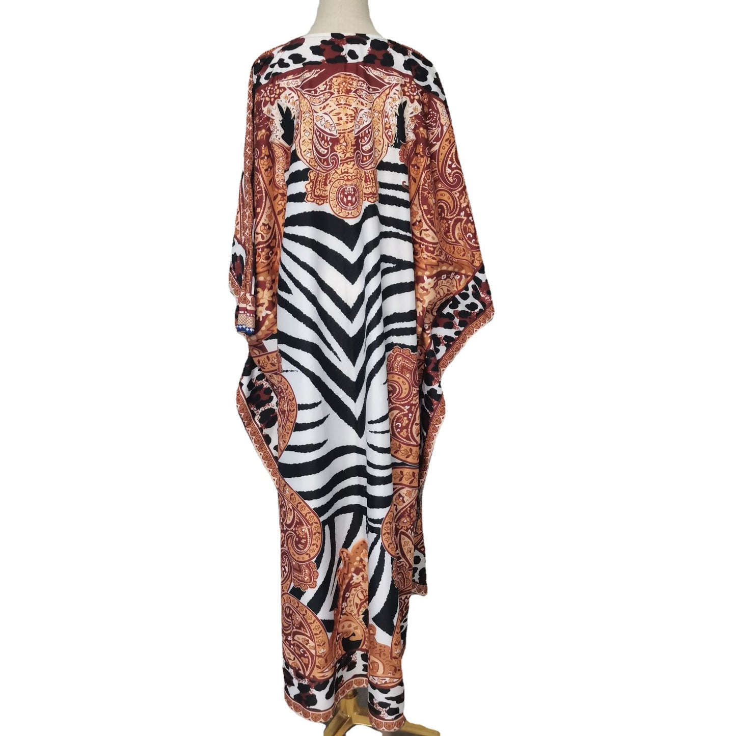 Casual Zebra Print Women Long Rompers