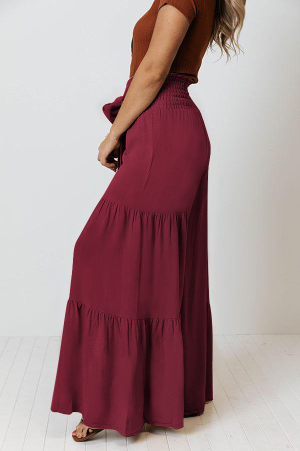 Casual Elastic Waist Loose Pants for Women