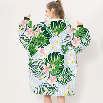 3D Plants and Flowers Cozy Sleeves Blanket-Plant-4-Adult-Free Shipping at meselling99