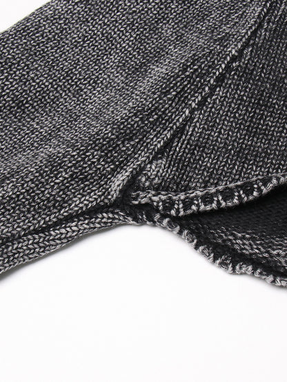Designed Round Neck Two Pieces Knitted Sweaters
