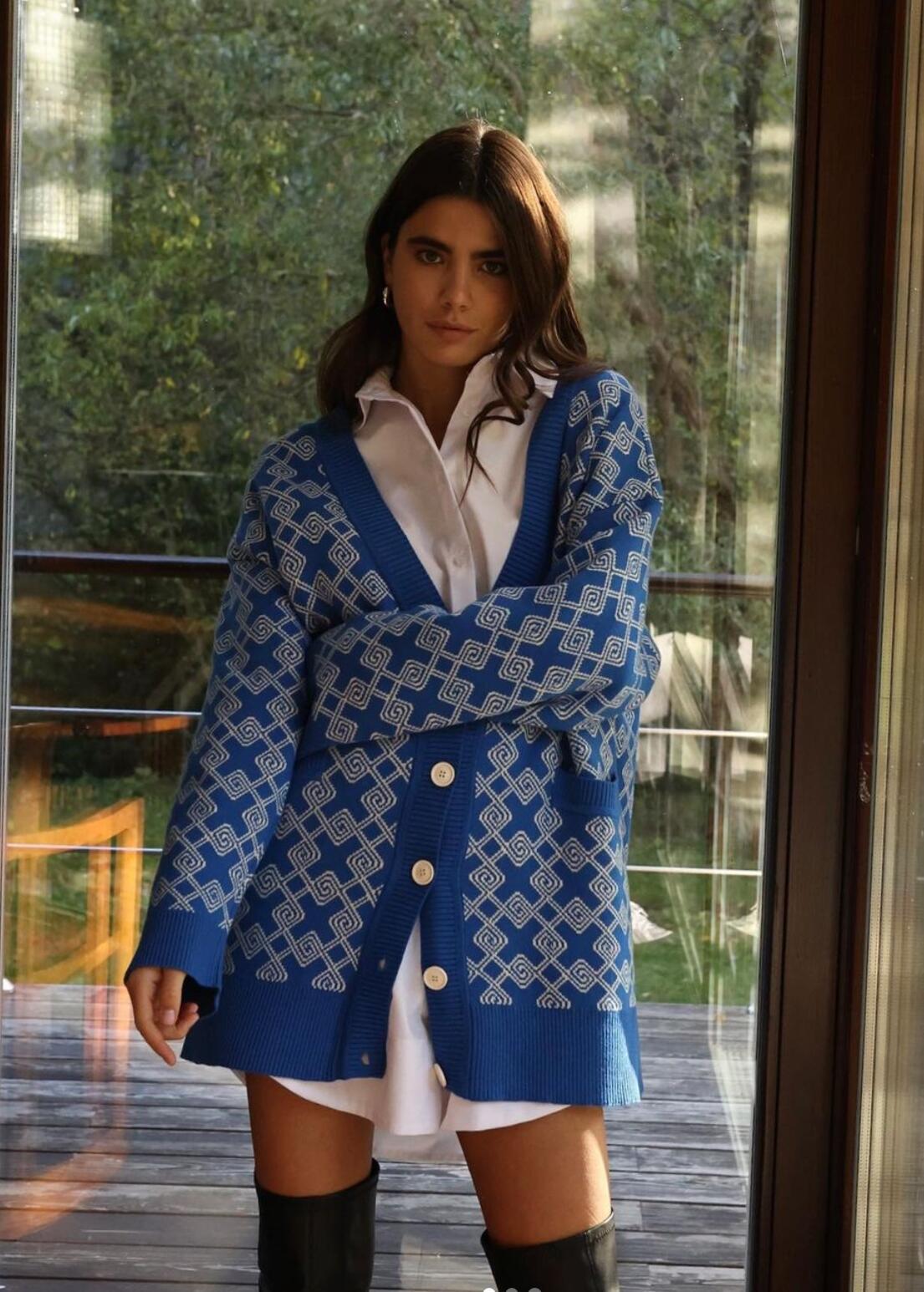 Women Casual Knitted Cardigan Sweaters