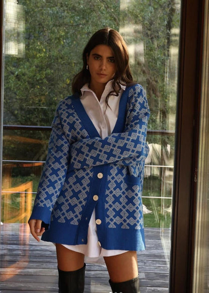 Women Casual Knitted Cardigan Sweaters