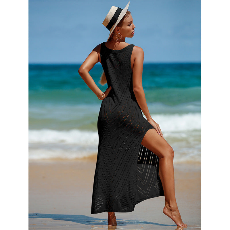 Sexy Backless Knitted Beach Bikini Cover Ups