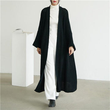 Plus Sizes Loose Knitting Women Overcoat-STYLEGOING