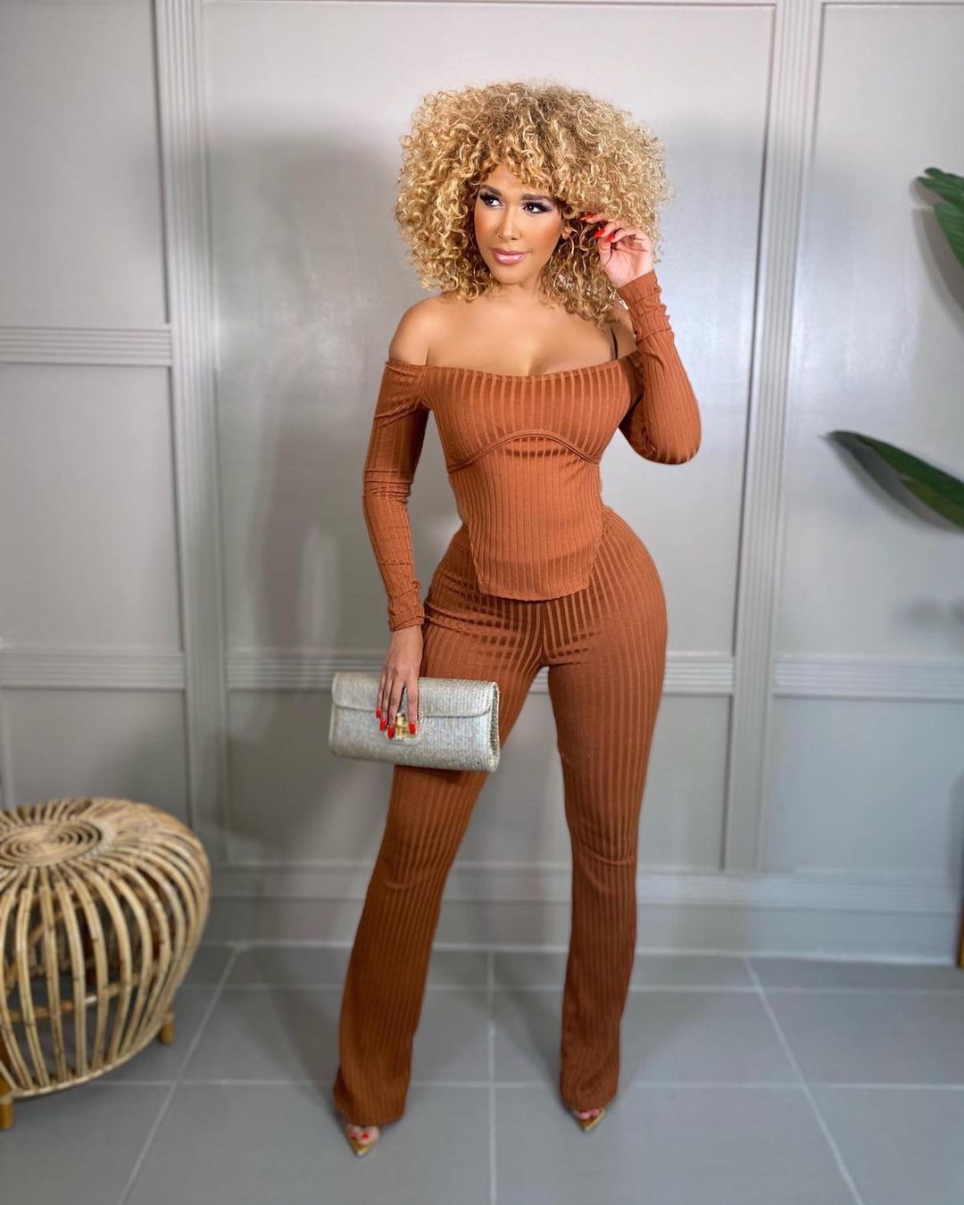 Sexy Knitting Two Pieces Suits for Women