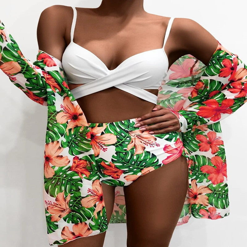Sexy Women Bikini Swimwear 3pcs/Set