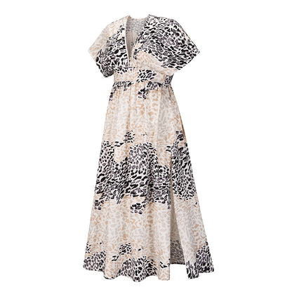 Summer Casual Bat Sleeves Beach Long Dresses