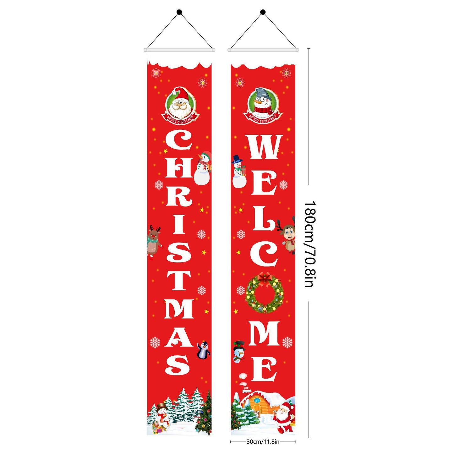 Merry Christmas Day Couplet  Door Decoration