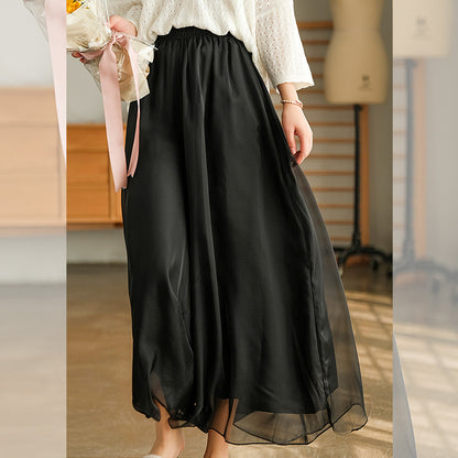 Fariy Summer Chiffon Women Plus Sizes Skirts