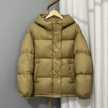 Winter Down Fashion Overcoats with Hats