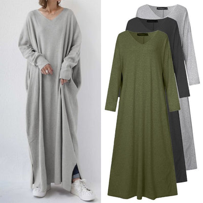 Casual Women Long Cozy Dresses
