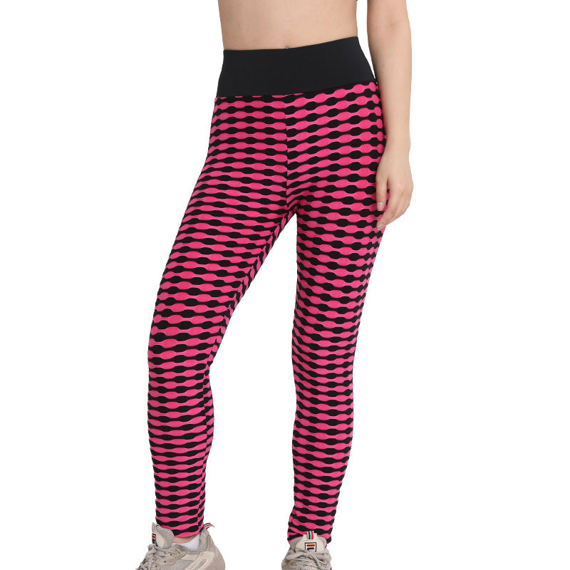 Sexy Striped Running Leggings for Women