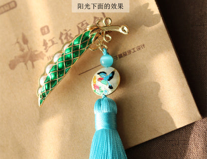 Ethnic Pea Design Brooches for Scarves/cardigans