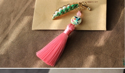 Ethnic Pea Design Brooches for Scarves/cardigans