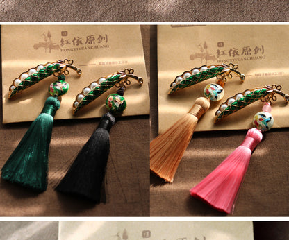 Ethnic Pea Design Brooches for Scarves/cardigans