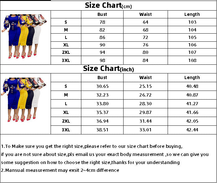 Classy Floral Print Plus Sizes Dresses for Women