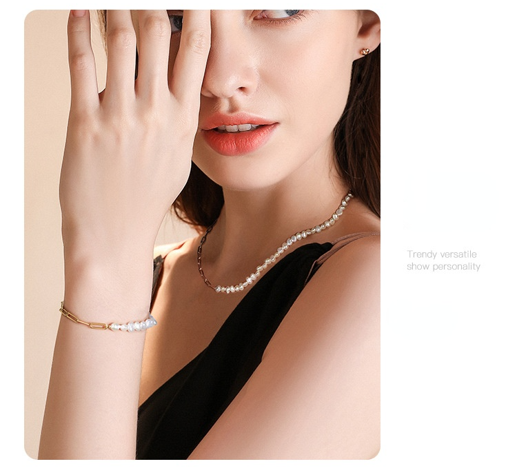 Fresh Water Pearl Gold Plated Sterling Sliver Bracelets