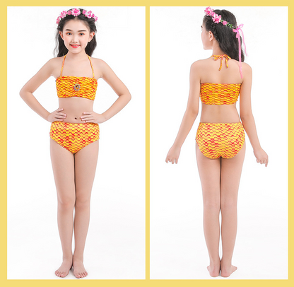 Girls Mermaid Dress and Bikini-STYLEGOING