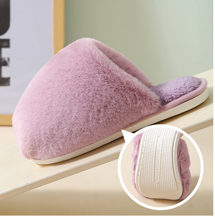 Anti Skip Velvet Plush Winter Slippers