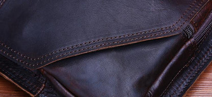 Personalized Handmade Leather Small Shoulder Bag-STYLEGOING