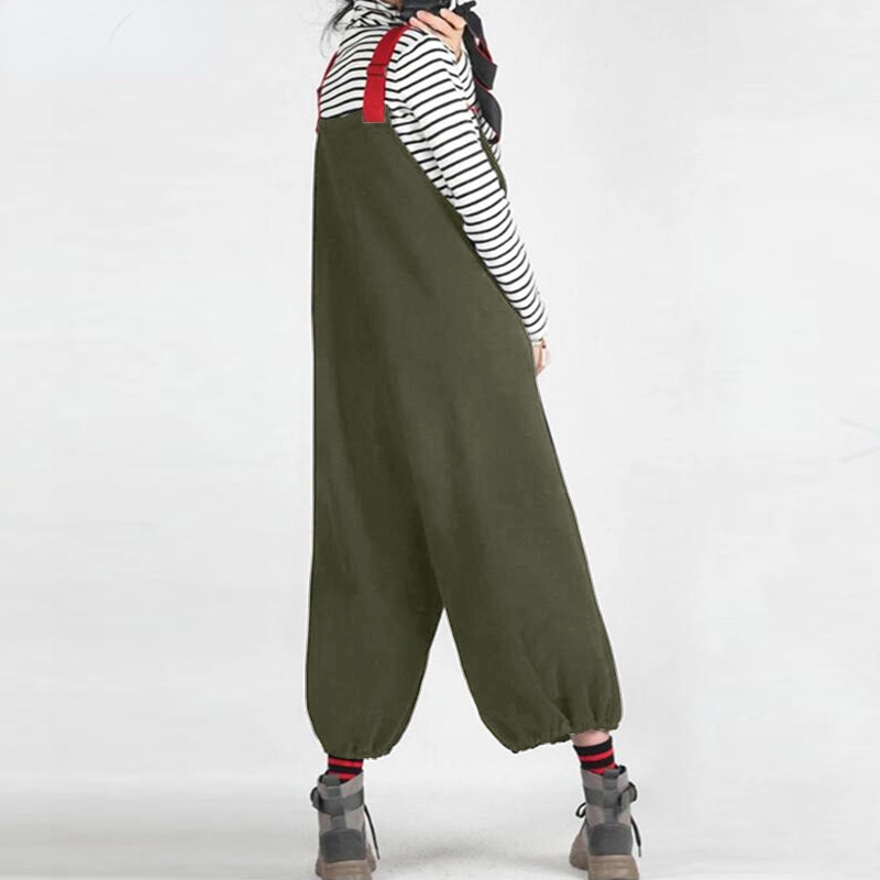 New Split Joint Casual Overalls Jumpsuits-STYLEGOING
