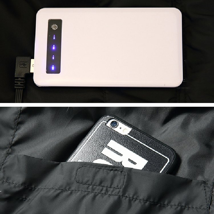 Fashion Men Women Coat Intelligent USB Electric Heating Thermal Warm Winter Heated Vest