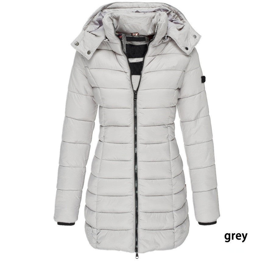 Casual Cotton Long Outerwear for Women