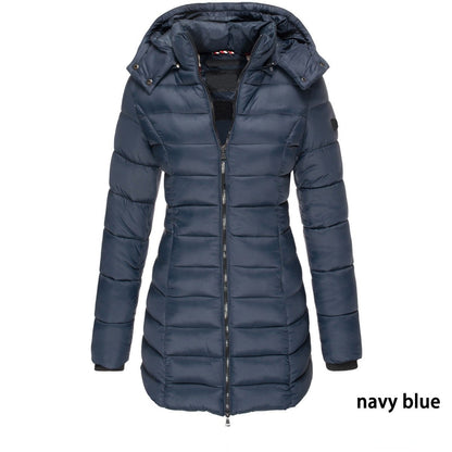 Casual Cotton Long Outerwear for Women
