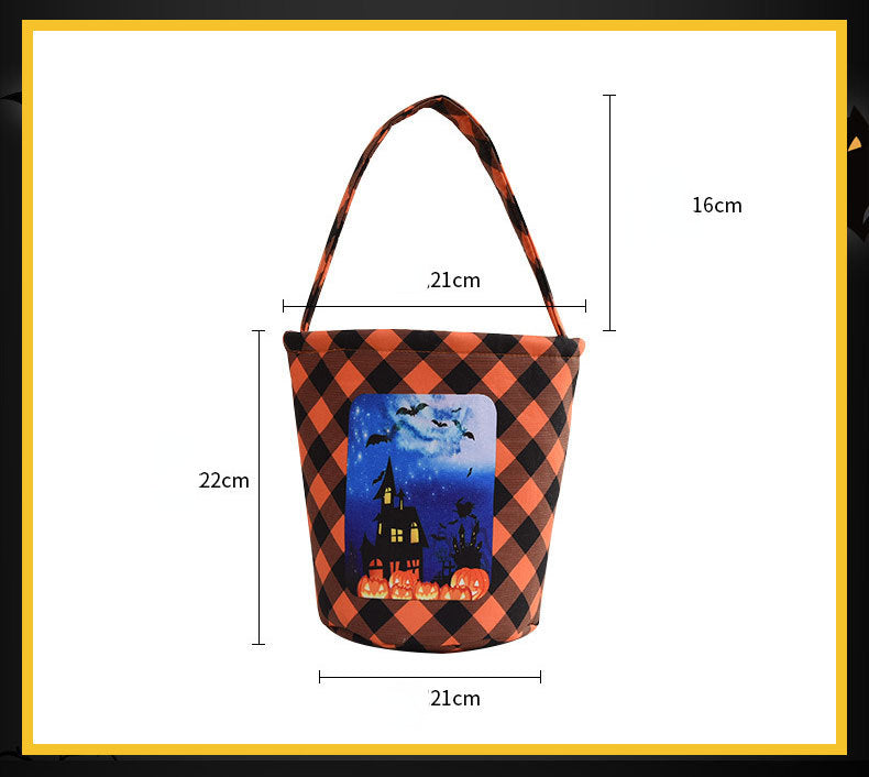 Halloween Pumpkin Candy Handle Bags/Basket