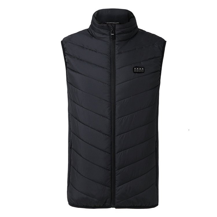 Fashion Men Women Coat Intelligent USB Electric Heating Thermal Warm Winter Heated Vest