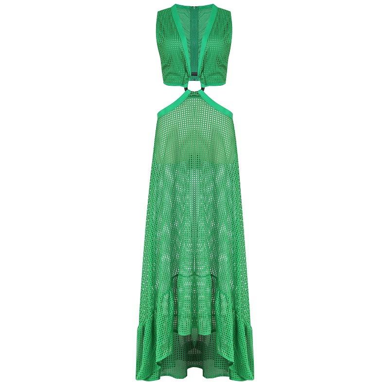 Sleeveless False Two Long Dresses-STYLEGOING