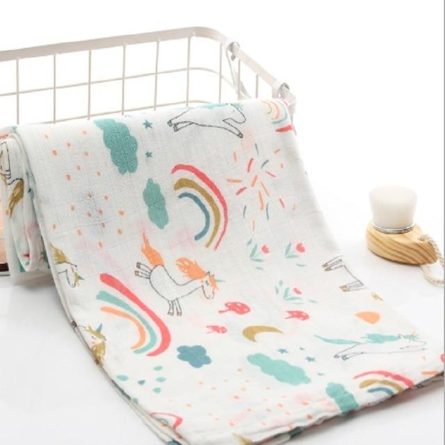 blankets baby muslin blanket swaddle Pure cotton Newborn Baby Bath Towel--Free Shipping at meselling99