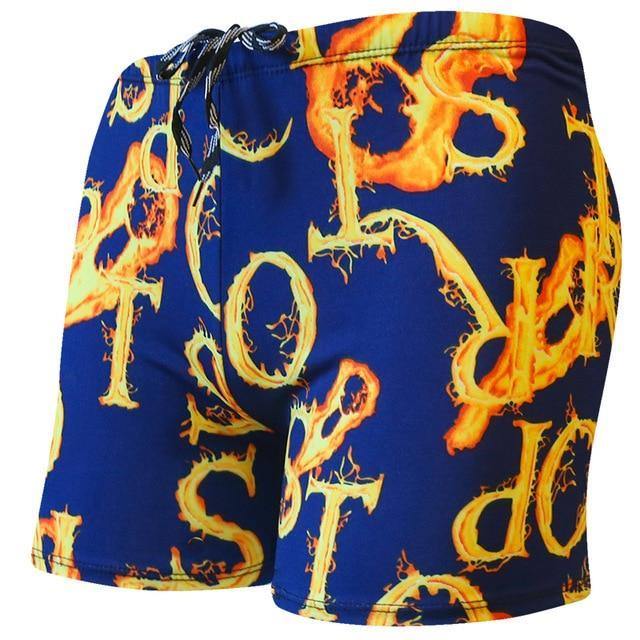 Men Sport Briefs Swimsuit Beach Shorts-STYLEGOING