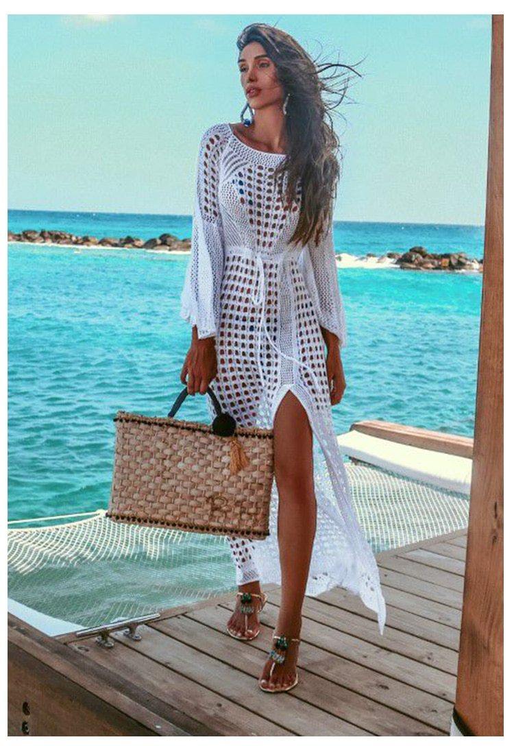 Women Summer Beach Dress Cover-ups-STYLEGOING