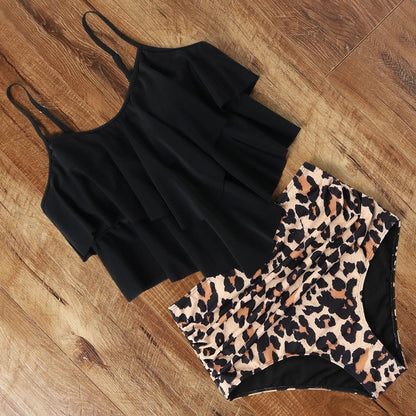 Leopard High Waist Animal Print Bikini-STYLEGOING