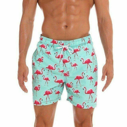 Men Swim Shorts Swimwear Beach Swimsuit-STYLEGOING
