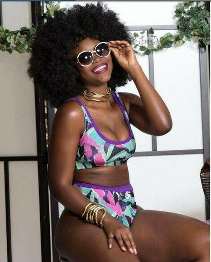 Plus Size Bikini Set Swimwear-STYLEGOING