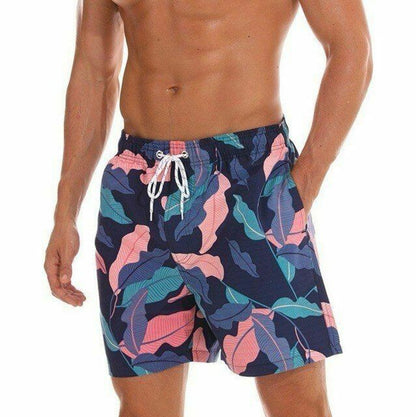 Men Swim Shorts Swimwear Beach Swimsuit-STYLEGOING