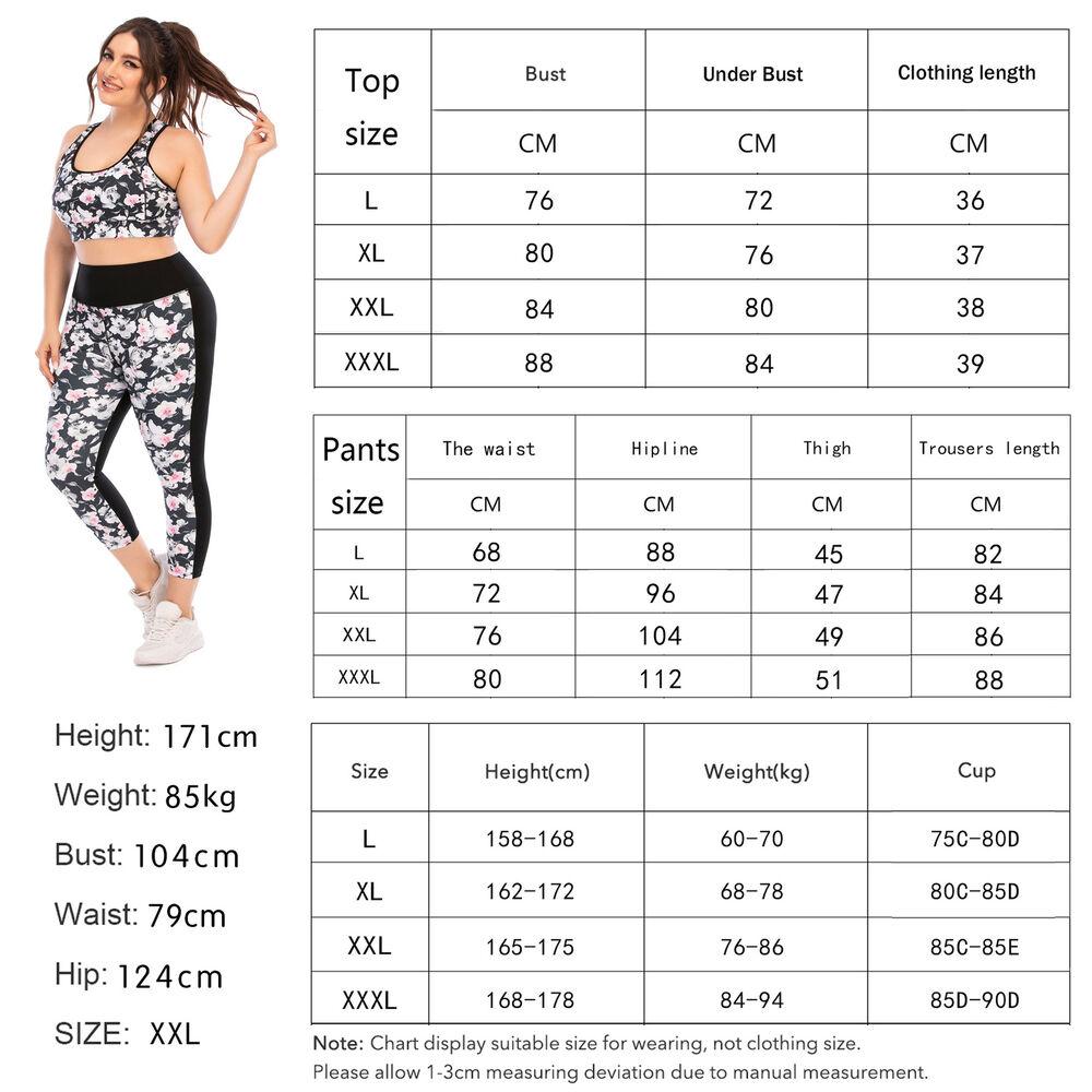 Women Plus Size Fitness Sporty Wear-STYLEGOING