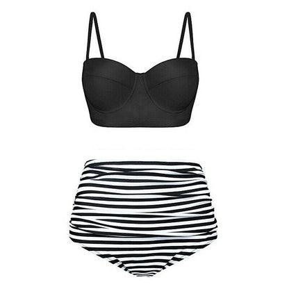 Sexy High Waist Bikini Set-STYLEGOING