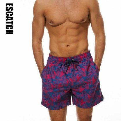 Men Swim Shorts Swimwear Beach Swimsuit-STYLEGOING