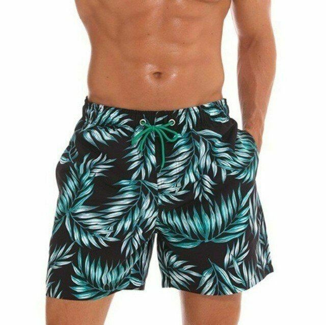 Men Swim Shorts Swimwear Beach Swimsuit-STYLEGOING