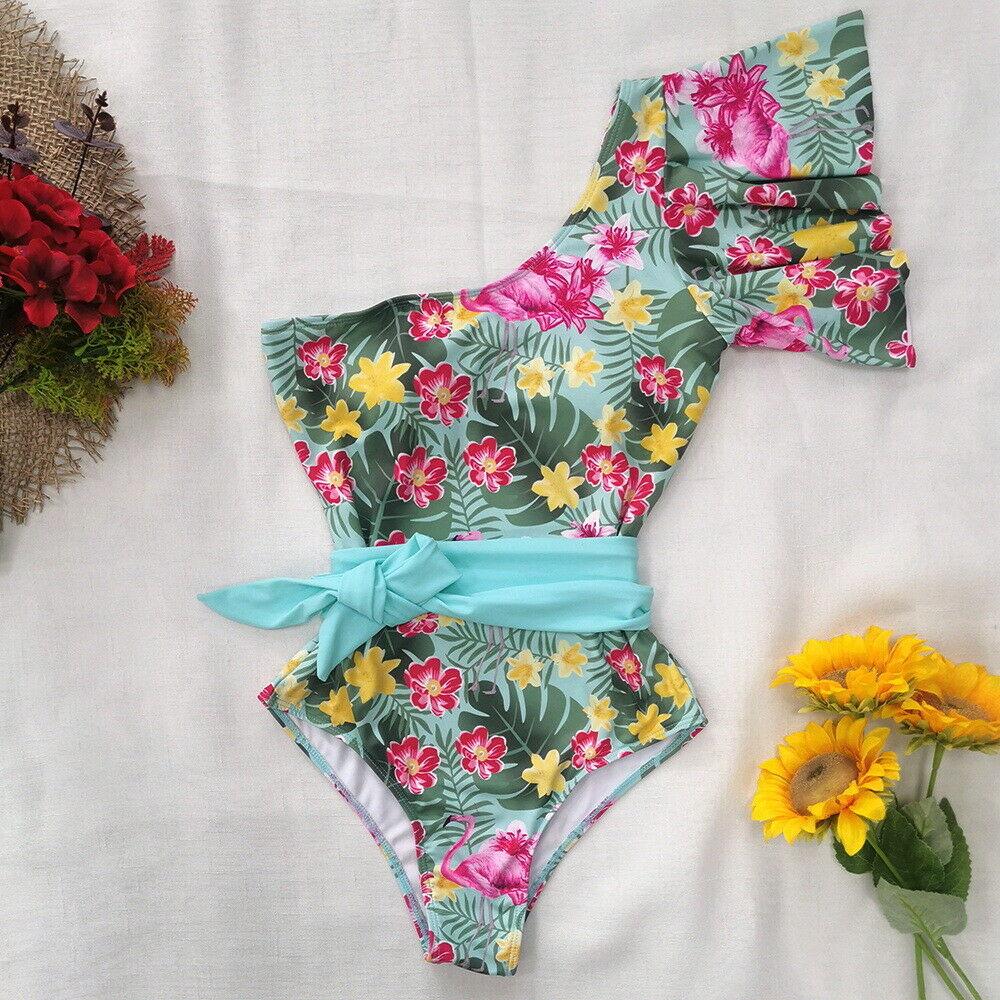 One Shoulder Swimwear Monokini Bikini-STYLEGOING