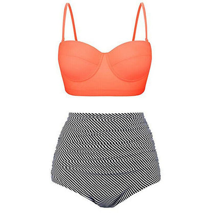 Sexy High Waist Bikini Set-STYLEGOING