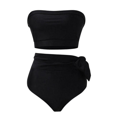 Black Sexy High Waist Bikini-STYLEGOING