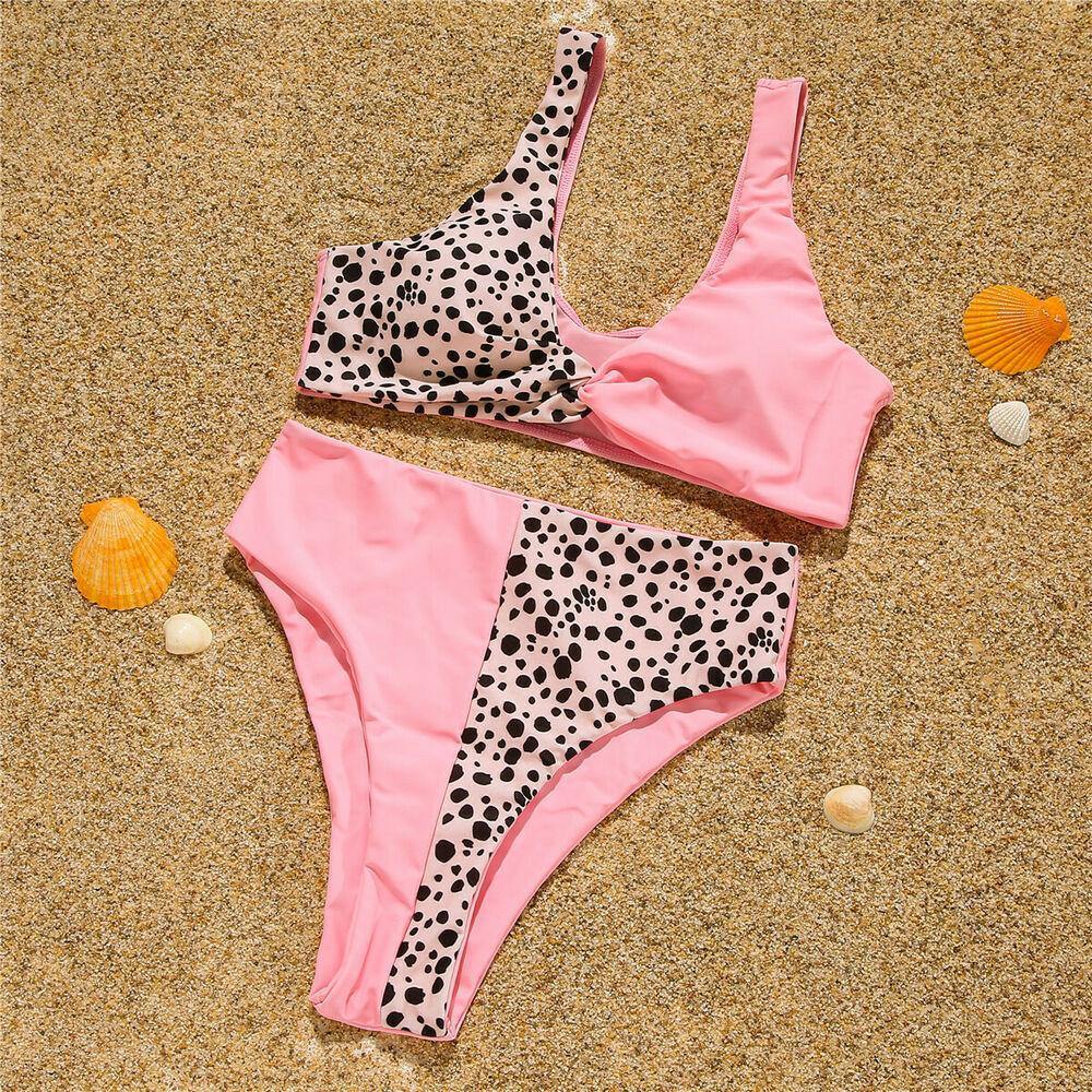 Women's High Waist Bikini Swimsuit-STYLEGOING