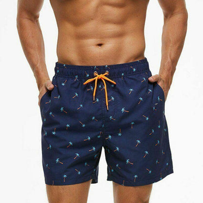 Men Swim Shorts Swimwear Beach Swimsuit-STYLEGOING
